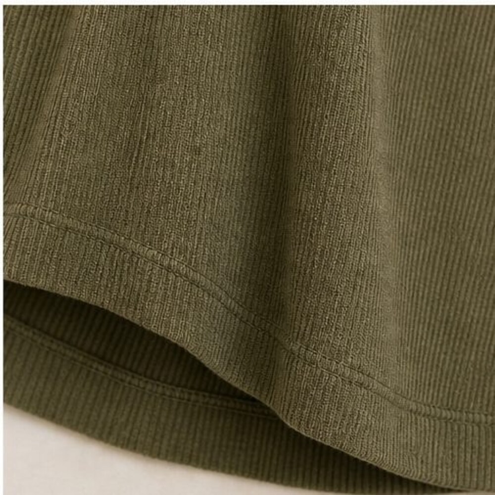 Olive Lace Trim Top - Picture 6 of 6